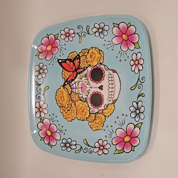 Sugar Skull Melamine Plates - Picture 2 of 8